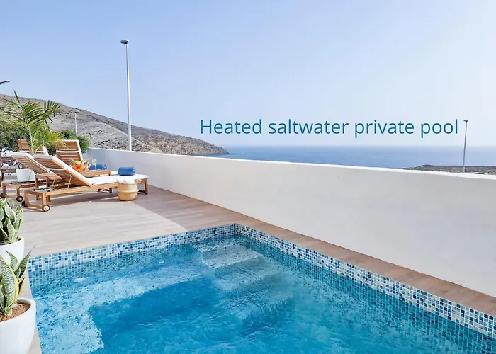 Willa Beachfront Medano&Infinity Jacuzzi&Warm Pool El Médano